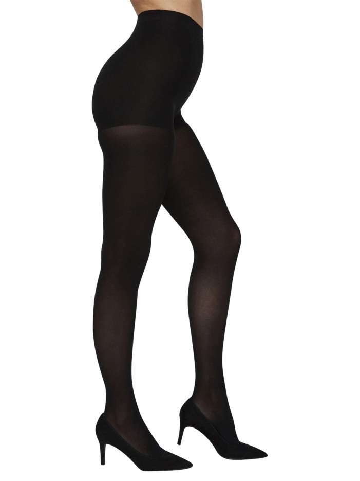 Collants noirs unis avec...