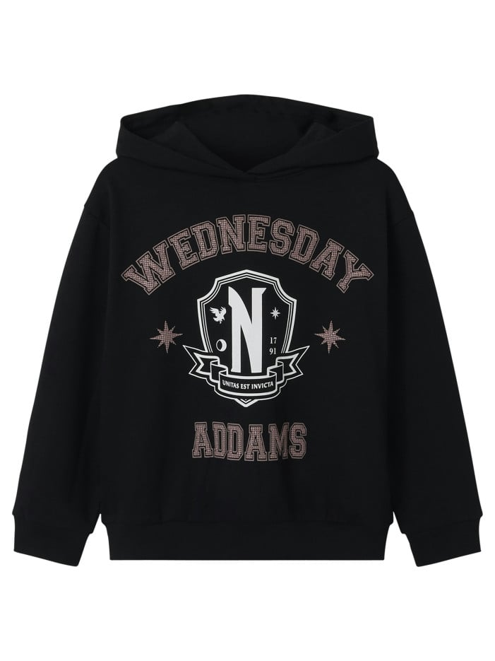 Sweat noir imprimé avec une...