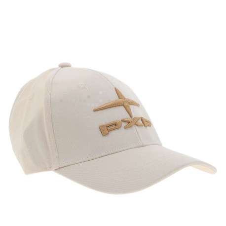 Casquette en coton écrue unie avec logo iconique brodé sur le devant - Image 3