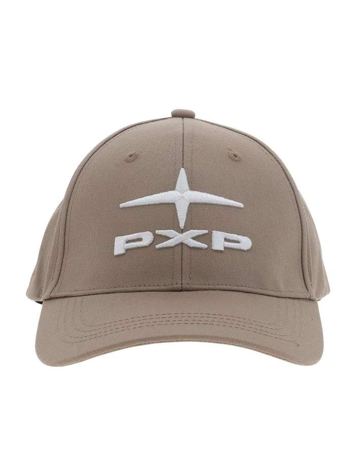 Casquette en coton taupe...