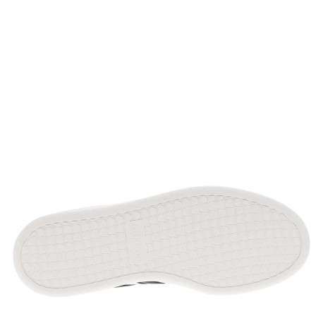 Tennis en cuir blanches avec semelle à talon plat et fermeture à lacets - Image 5
