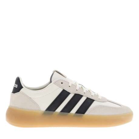 Baskets en cuir blanches avec semelle à talon plat et fermeture à lacets - Image 2