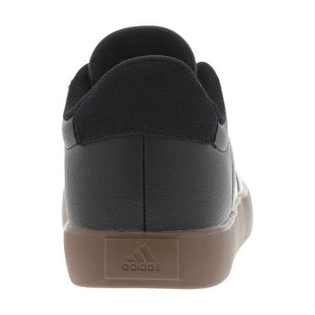 Tennis en cuir noires avec un talon plat et fermeture à lacets - Image 6