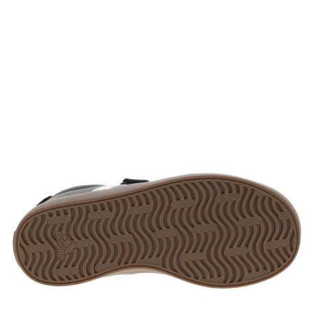 Baskets en cuir noires avec talon plat et fermeture à velcro - Image 5