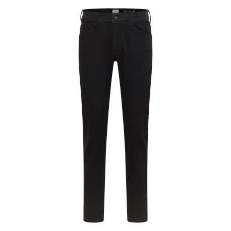 Jean Oregon Slim K en coton noir à coupe slim avec multiples poches
