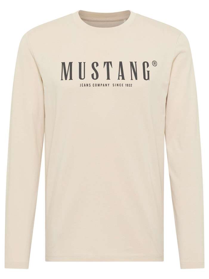 T-shirt en coton beige à...