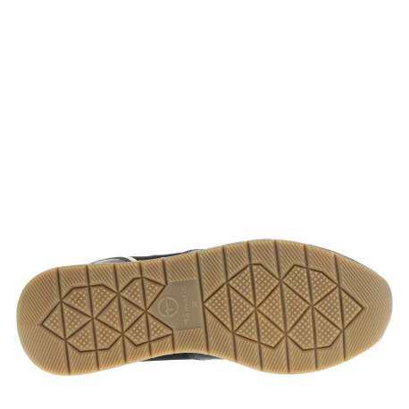 Baskets running noires pailletées à lacets avec semelle à talon plat - Image 6