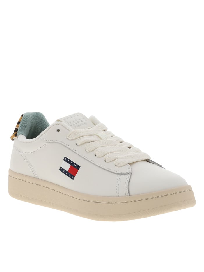 Tennis en cuir léopard...