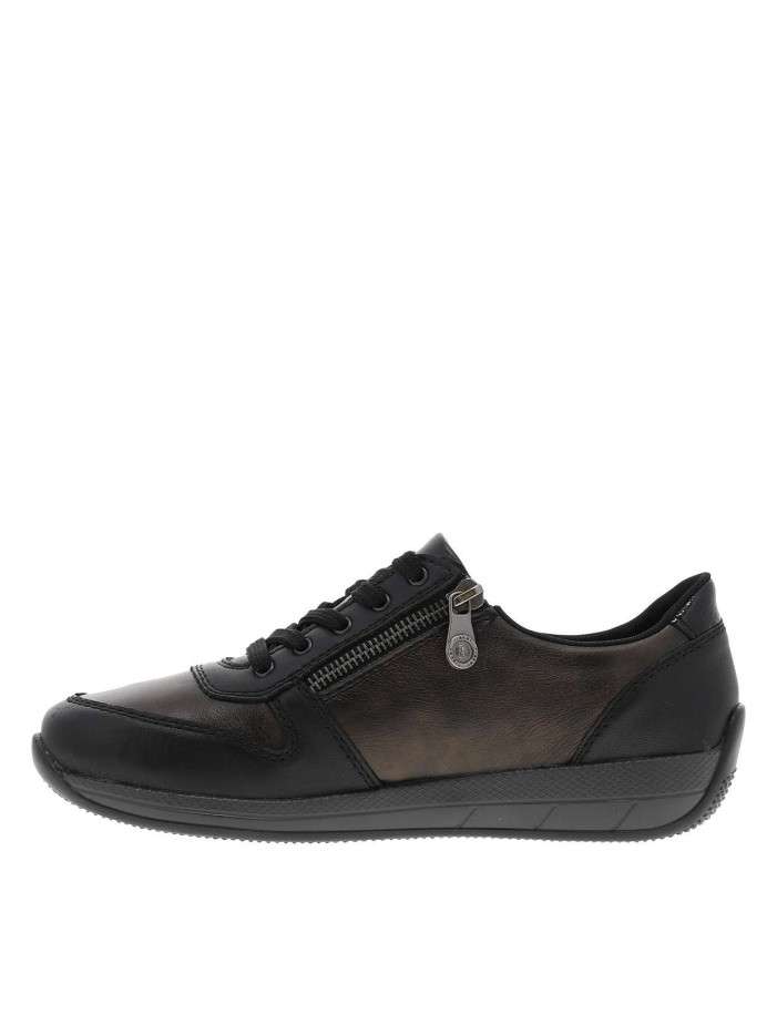 Sneakers en cuir noires...