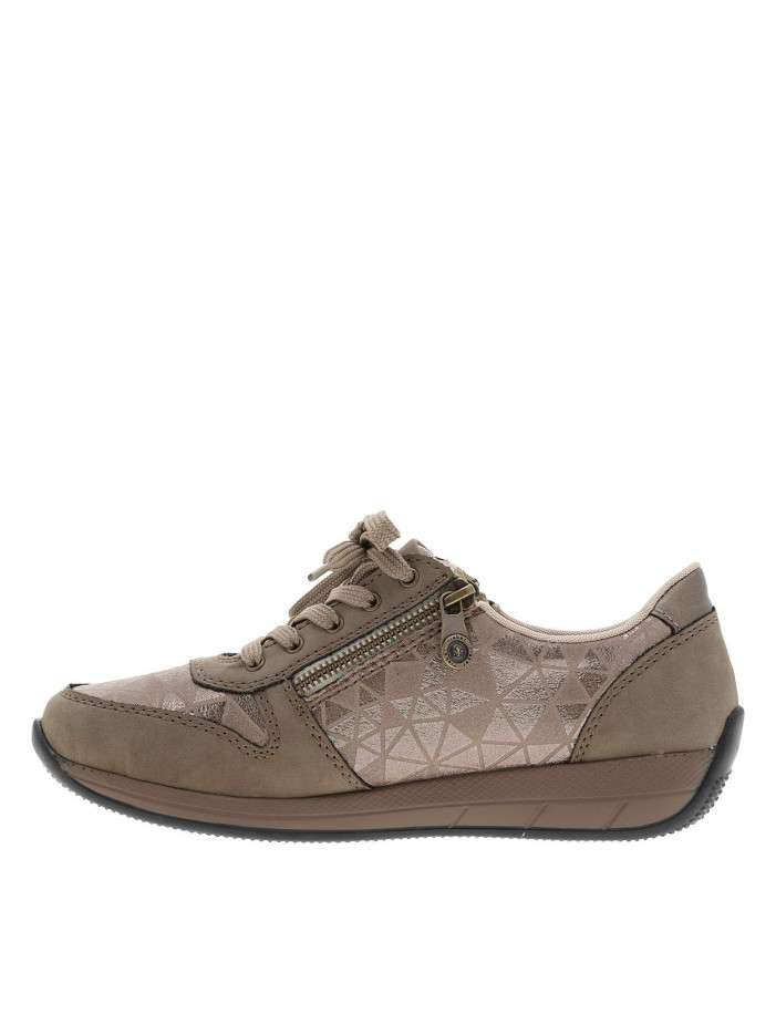 Sneakers taupe avec détails...