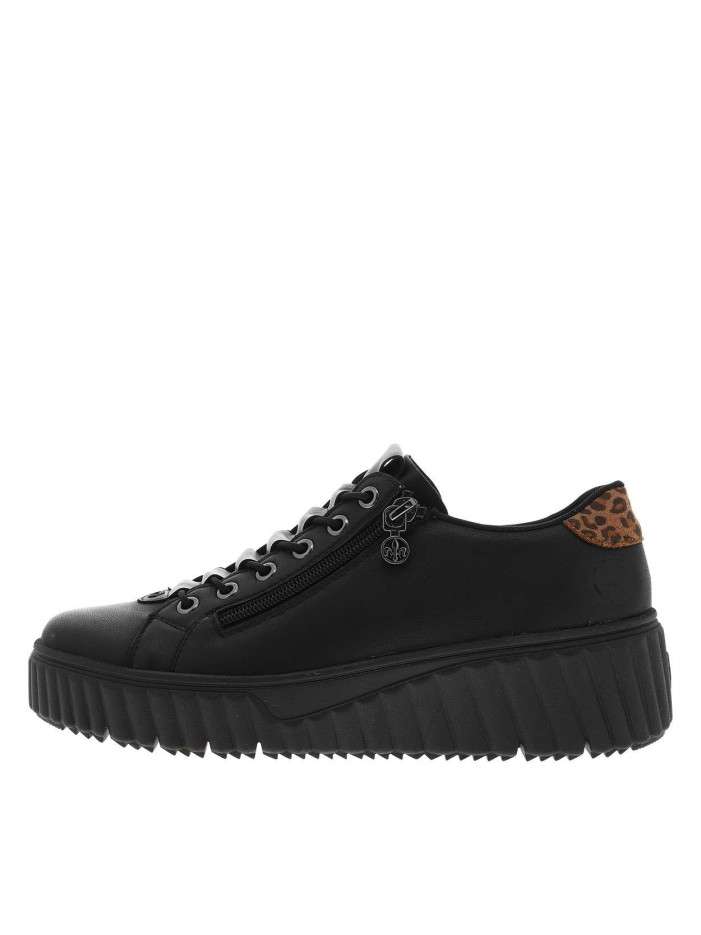 Tennis en cuir noires avec...