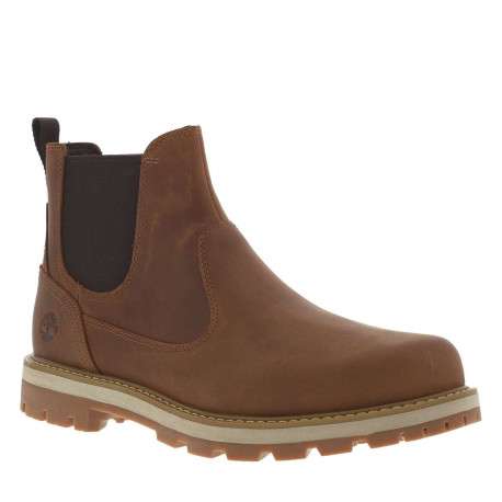 Boots camel pourvues de soufflets élastiqués et du logo de la marque - Image 3