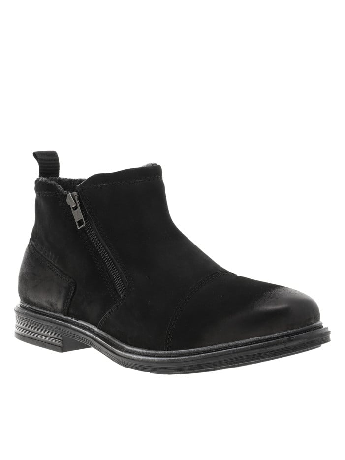 Boots en cuir noires avec...