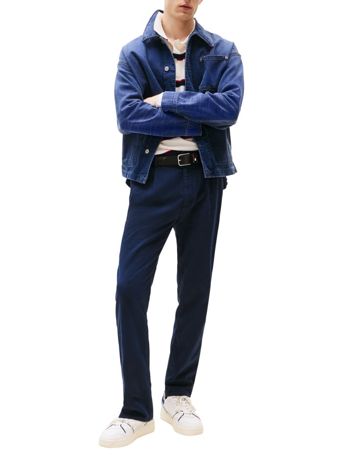 Pantalon chino en coton...