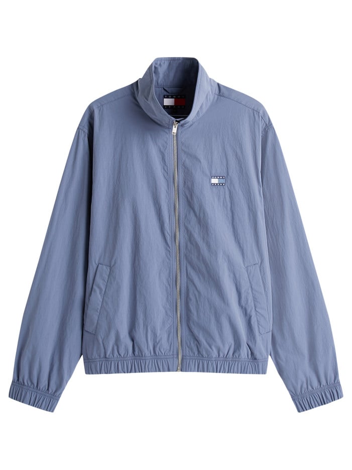 Blouson bleu uni avec une...