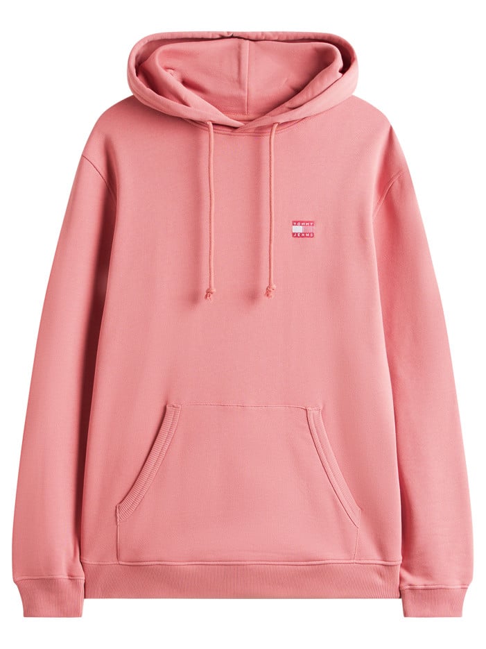 Sweat en coton rose uni...