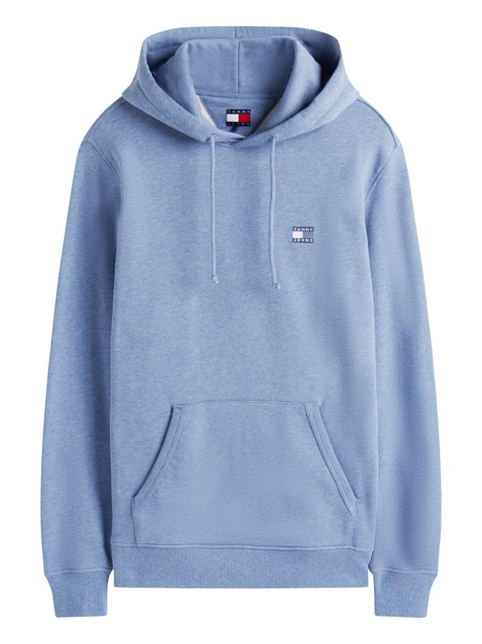 Sweat en coton bleu uni...