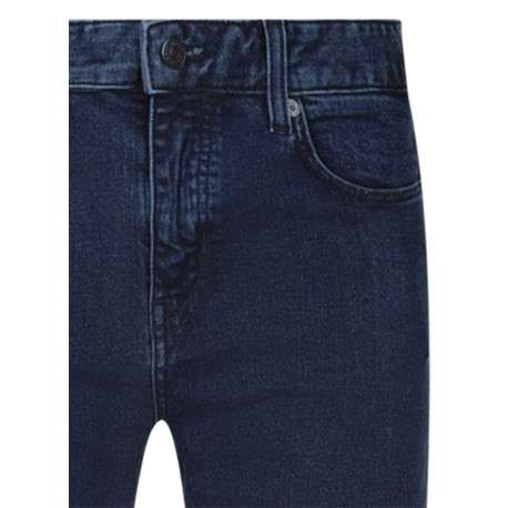 Jean en coton brut avec une coupe droite et un patch d'authenticité - Image 3