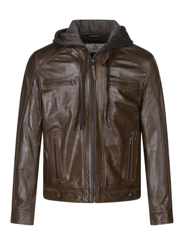 Blouson en cuir en cuir...