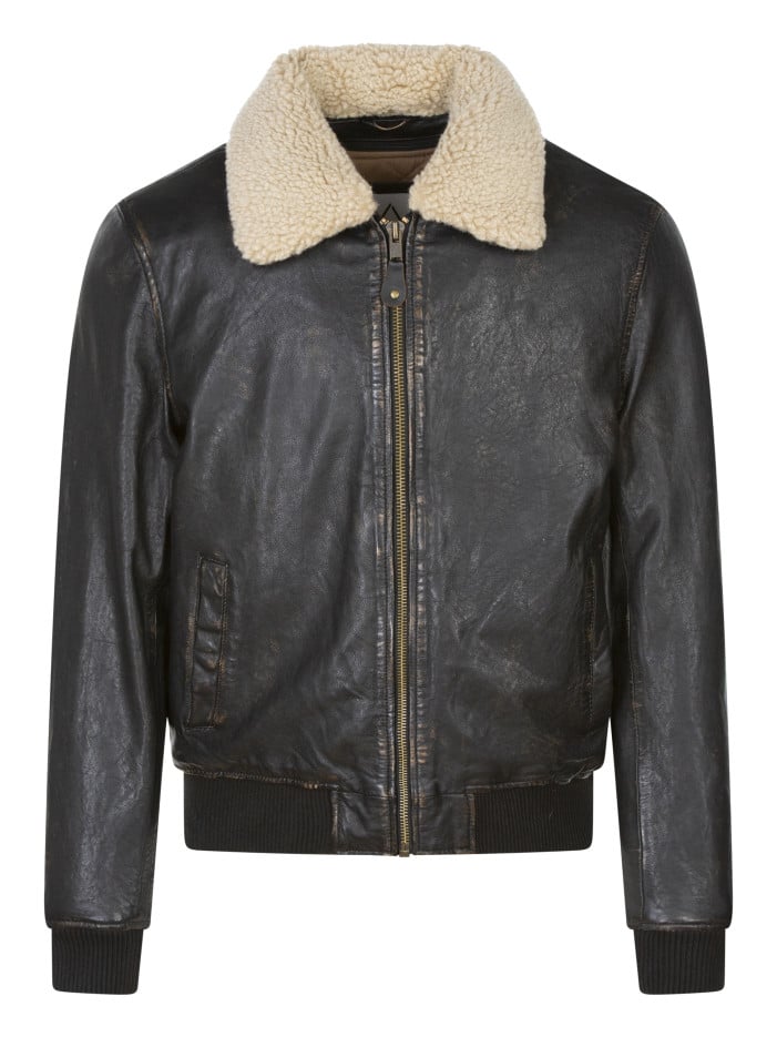 Blouson en cuir en cuir...