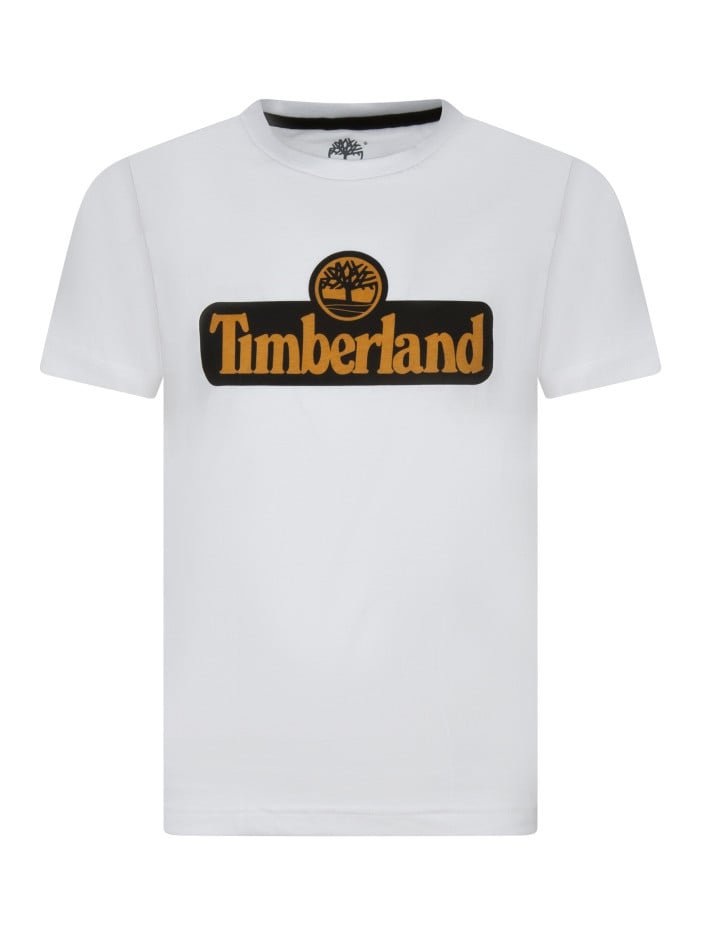 T-shirt en coton blanc uni...