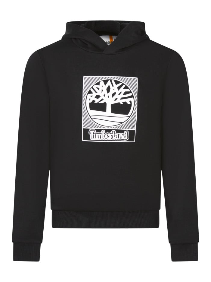 Sweat en coton mélangé noir...