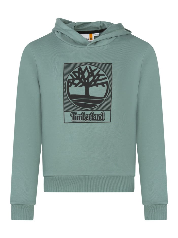 Sweat en coton mélangé vert...