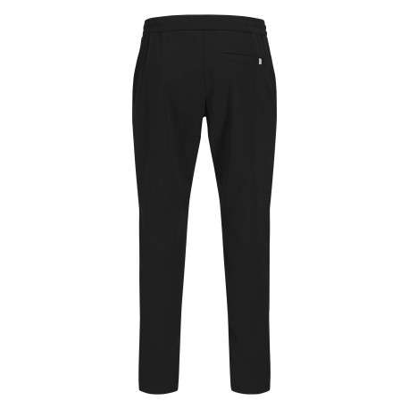 Pantalon Chino Jpstace Neo Jogger en coton mélangé noir uni à coupe droite - Image 2