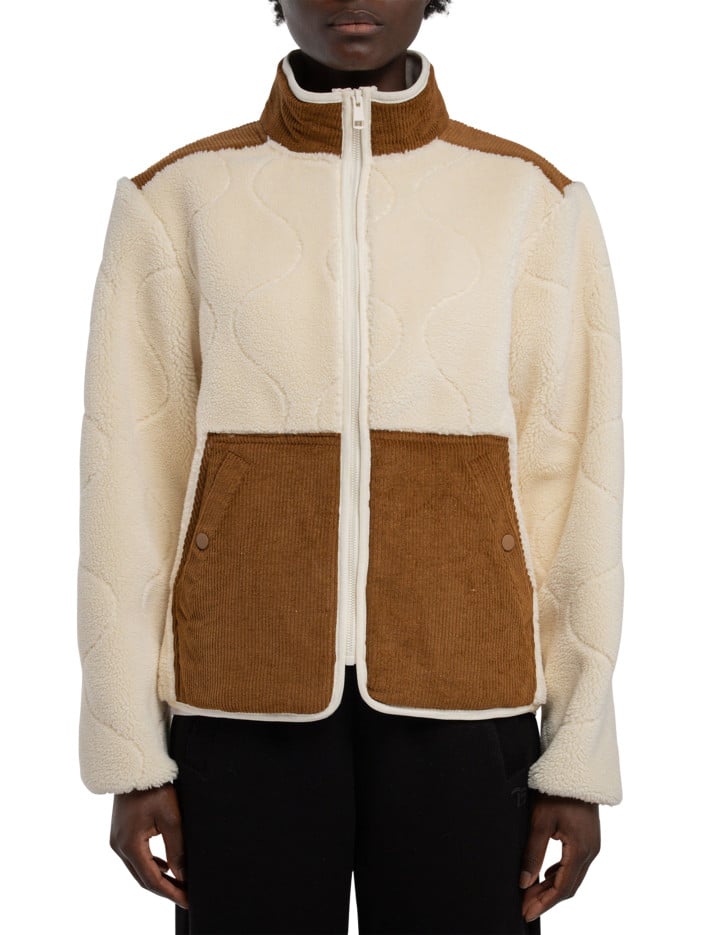 Veste écrue bi-matière...