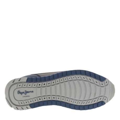Baskets running bleu marine avec semelle à talon plat et lacets - Image 5