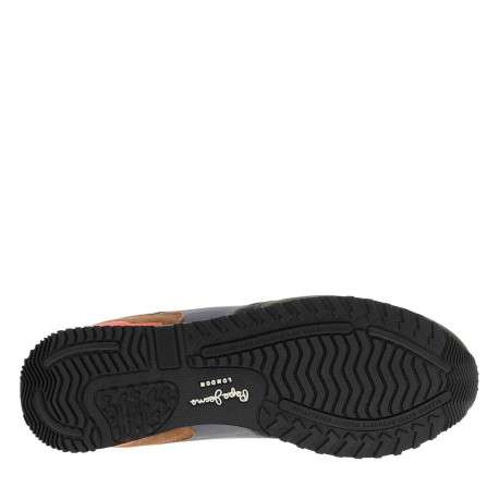 Baskets running en cuir multicolores avec semelle à talon plat et lacets - Image 5