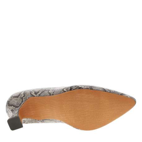 Escarpins ornés d'un motif serpent avec semelle à talon décroché moyen - Image 5