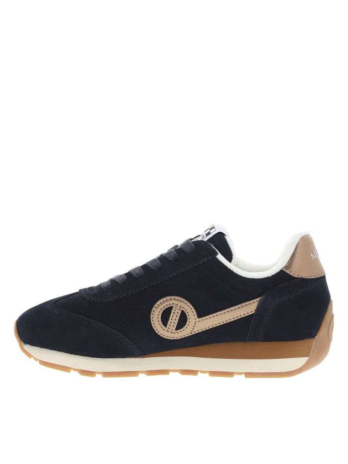 Baskets running en cuir...