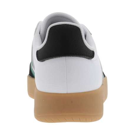 Tennis en cuir blanches avec semelle à talon plat et à lacets - Image 6