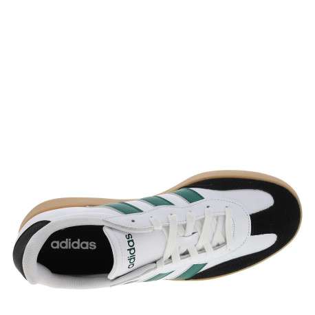Tennis en cuir blanches avec semelle à talon plat et à lacets - Image 4