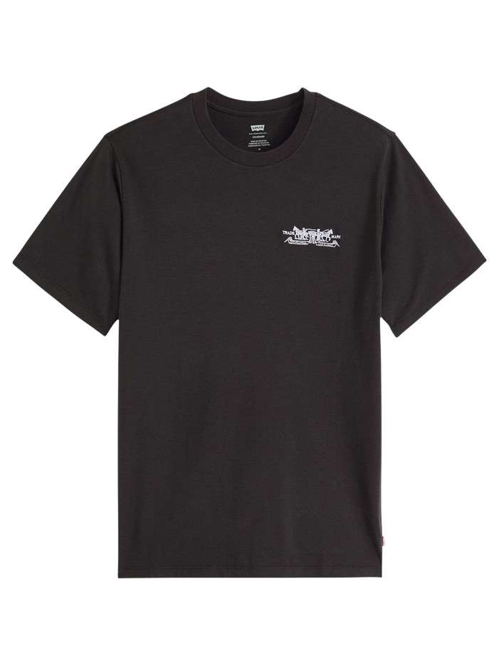 T-shirt en coton noir...