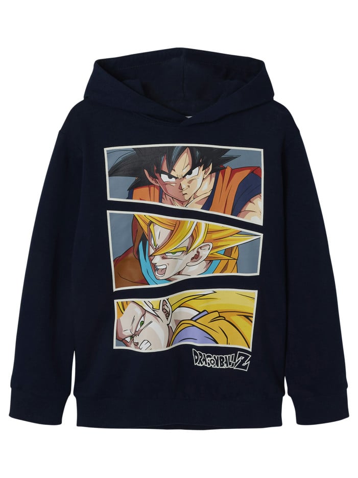 Sweat marine imprimé avec...