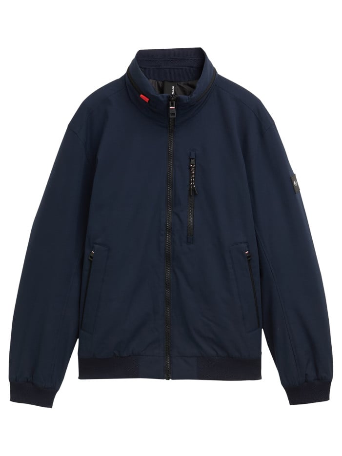Blouson marine uni pourvu...