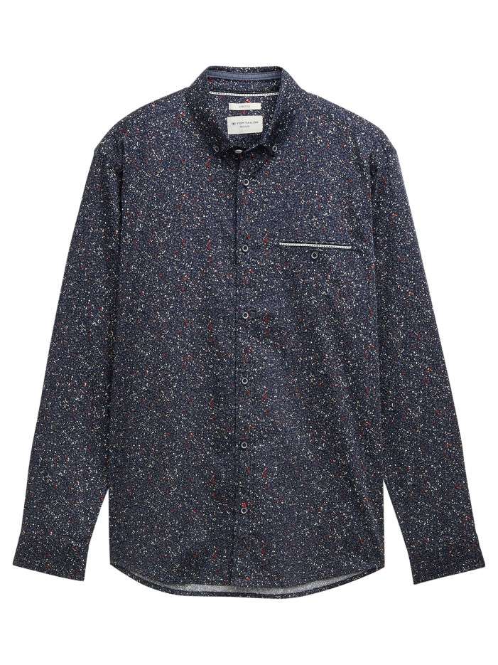 Chemise en coton marine...