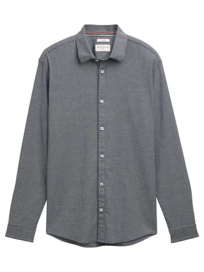 Chemise grise en coton à...