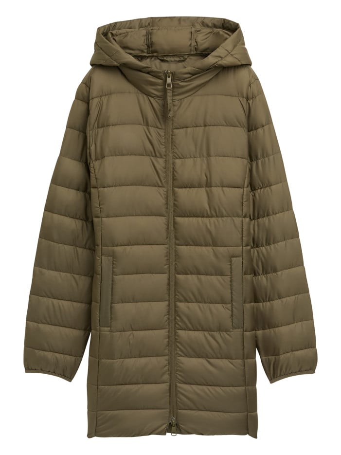 Doudoune kaki unie...