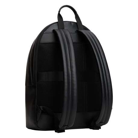 Sac à dos noir avec sangles réglables et fermetures à glissières - Image 2