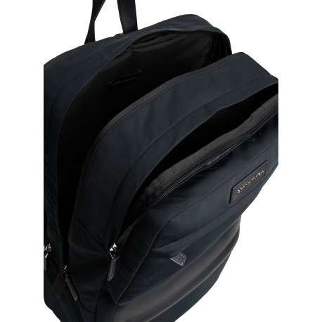 Sac à dos noir avec multiples rangements et fermetures à glissières - Image 2