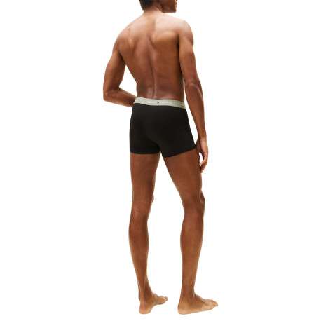 Lot de 3 boxers classiques en coton noirs avec taille élastiquée - Image 4