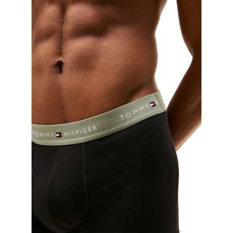 Lot de 3 boxers classiques en coton noirs avec taille élastiquée - Image 5
