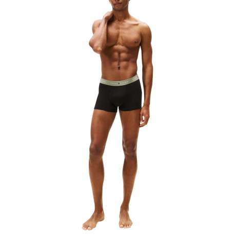 Lot de 3 boxers classiques en coton noirs avec taille élastiquée - Image 6