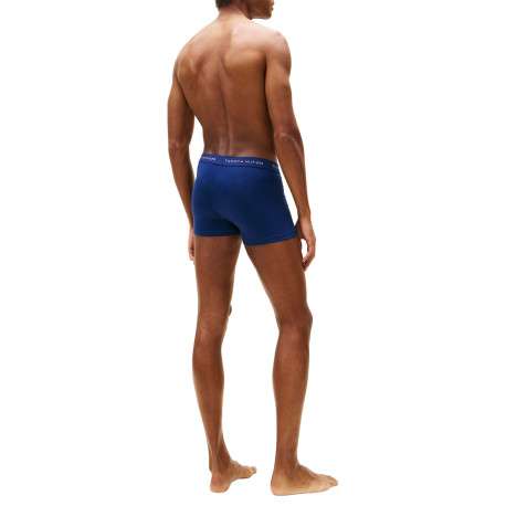 Lot de 3 boxers classiques en coton multicolores avec taille élastiquée - Image 4