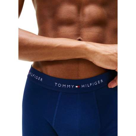 Lot de 3 boxers classiques en coton multicolores avec taille élastiquée - Image 5