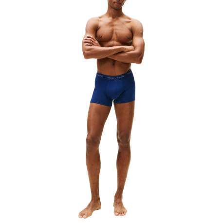 Lot de 3 boxers classiques en coton multicolores avec taille élastiquée - Image 6