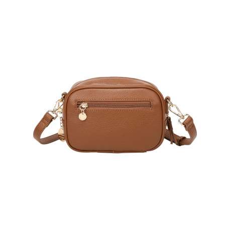 Sac camel fantaisie à motif léopard avec fermeture à glissière - Image 3